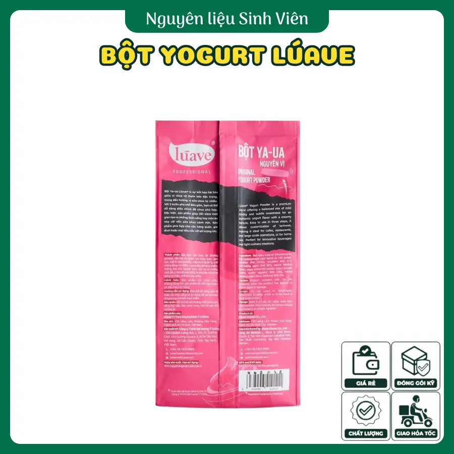 Bột yogurt Luáve