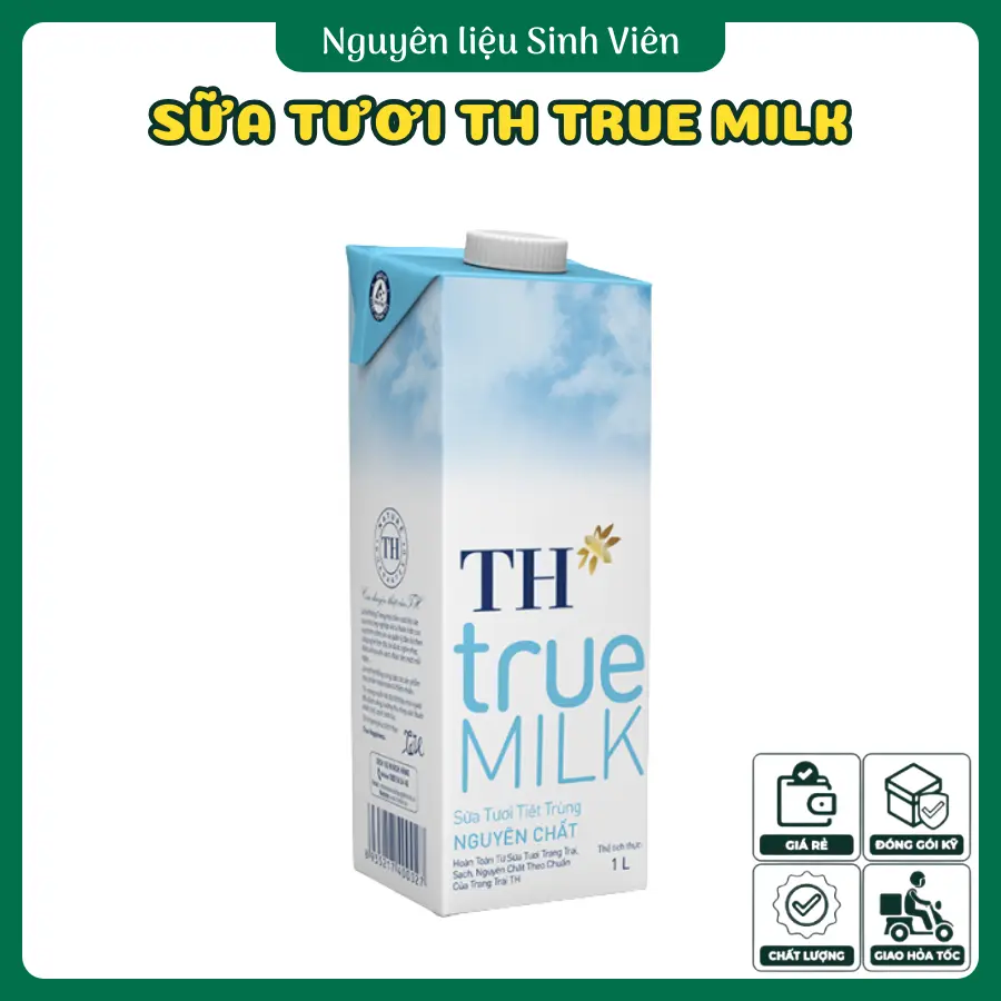 Sữa tươi nguyên kem TH True Milk