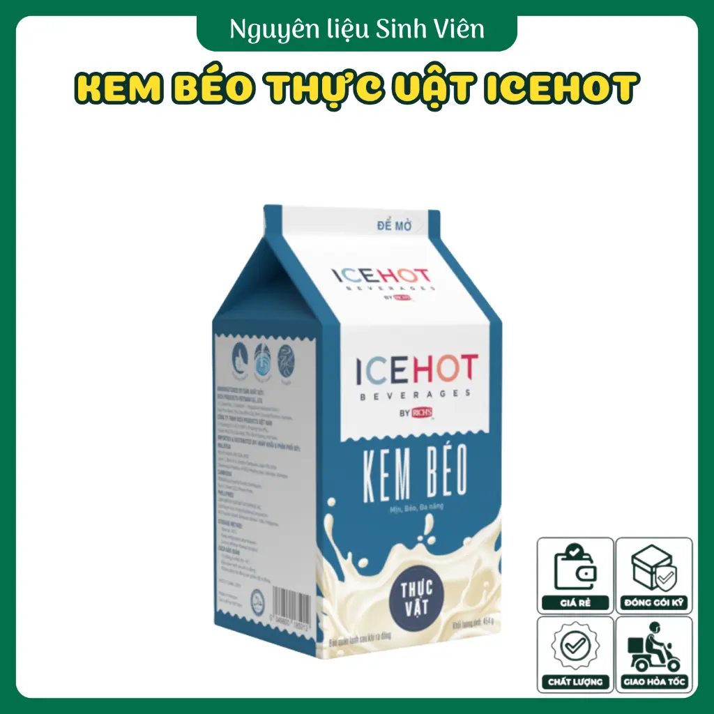 Kem béo thực vật Icehot