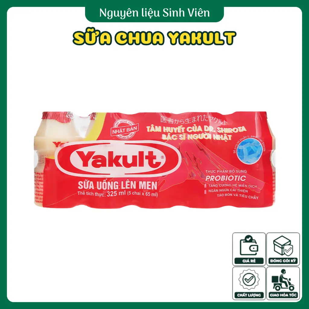 Sữa chua lên men có đường Yakult