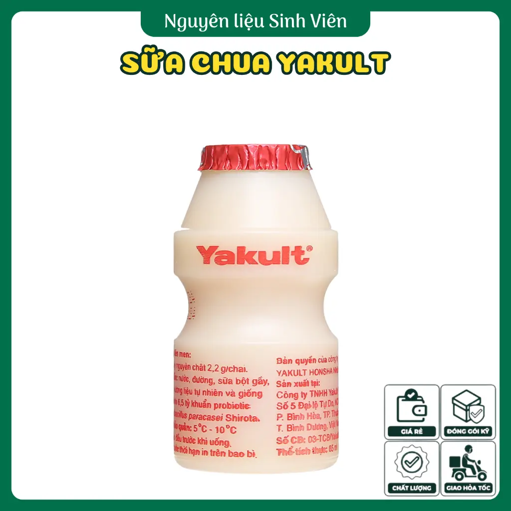 Sữa chua lên men có đường Yakult