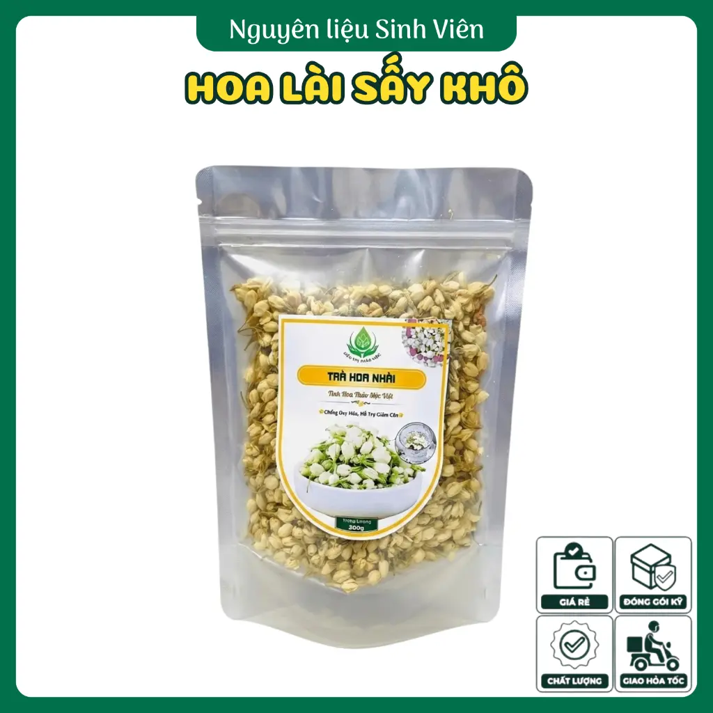 Hoa nhài (hoa lài) sấy khô
