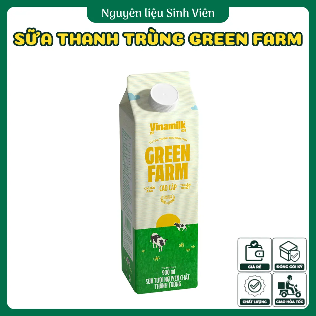Sữa tươi thanh trùng Green Farm Vinamilk