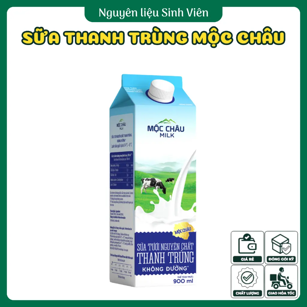 Sữa tươi thanh trùng Mộc Châu Milk
