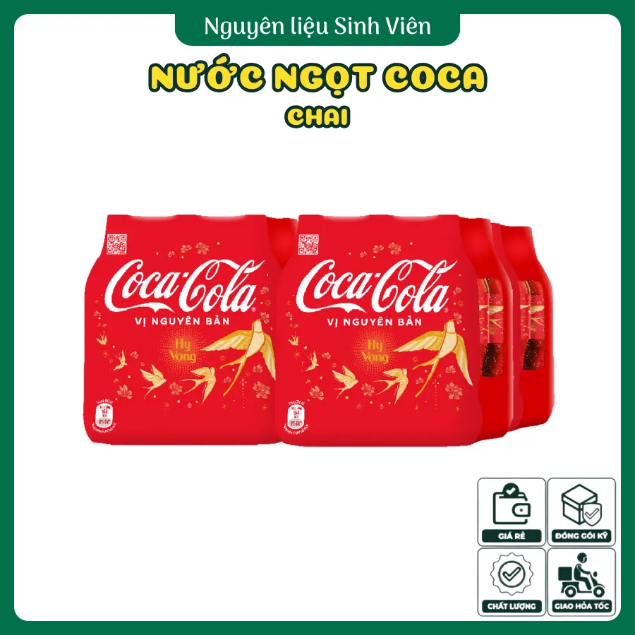 Nước ngọt Coca Cola (Chai 390ml)