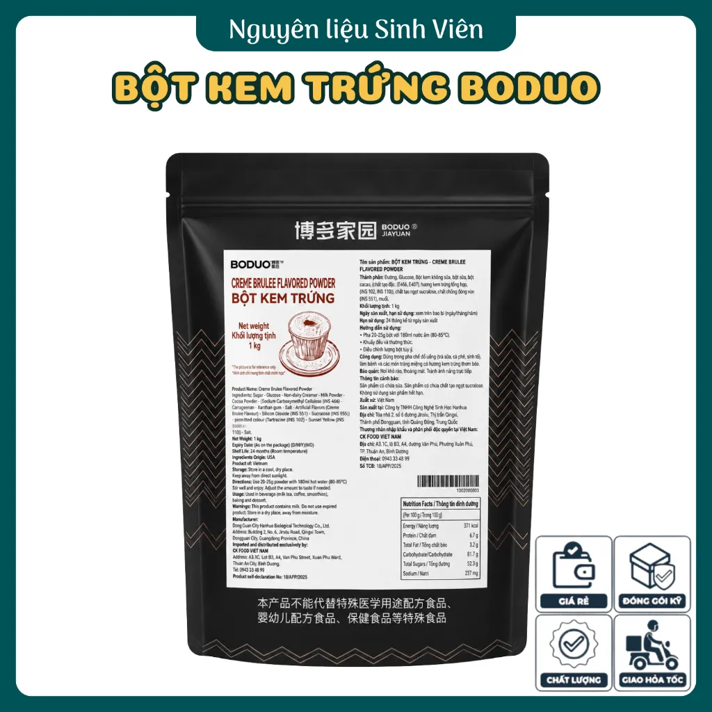 Bột kem trứng Boduo