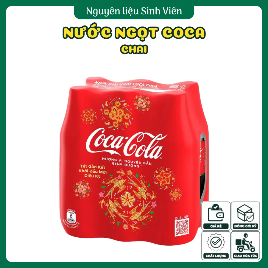 Nước ngọt Coca Cola (Chai 390ml)