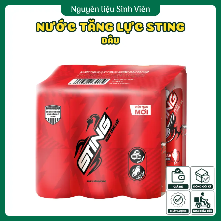 Nước tăng lực Sting dâu
