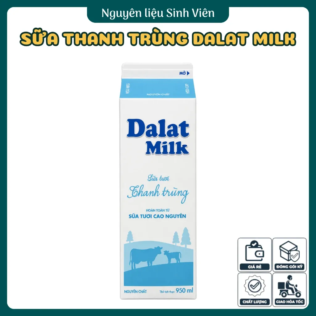 Sữa tươi thanh trùng Dalat Milk