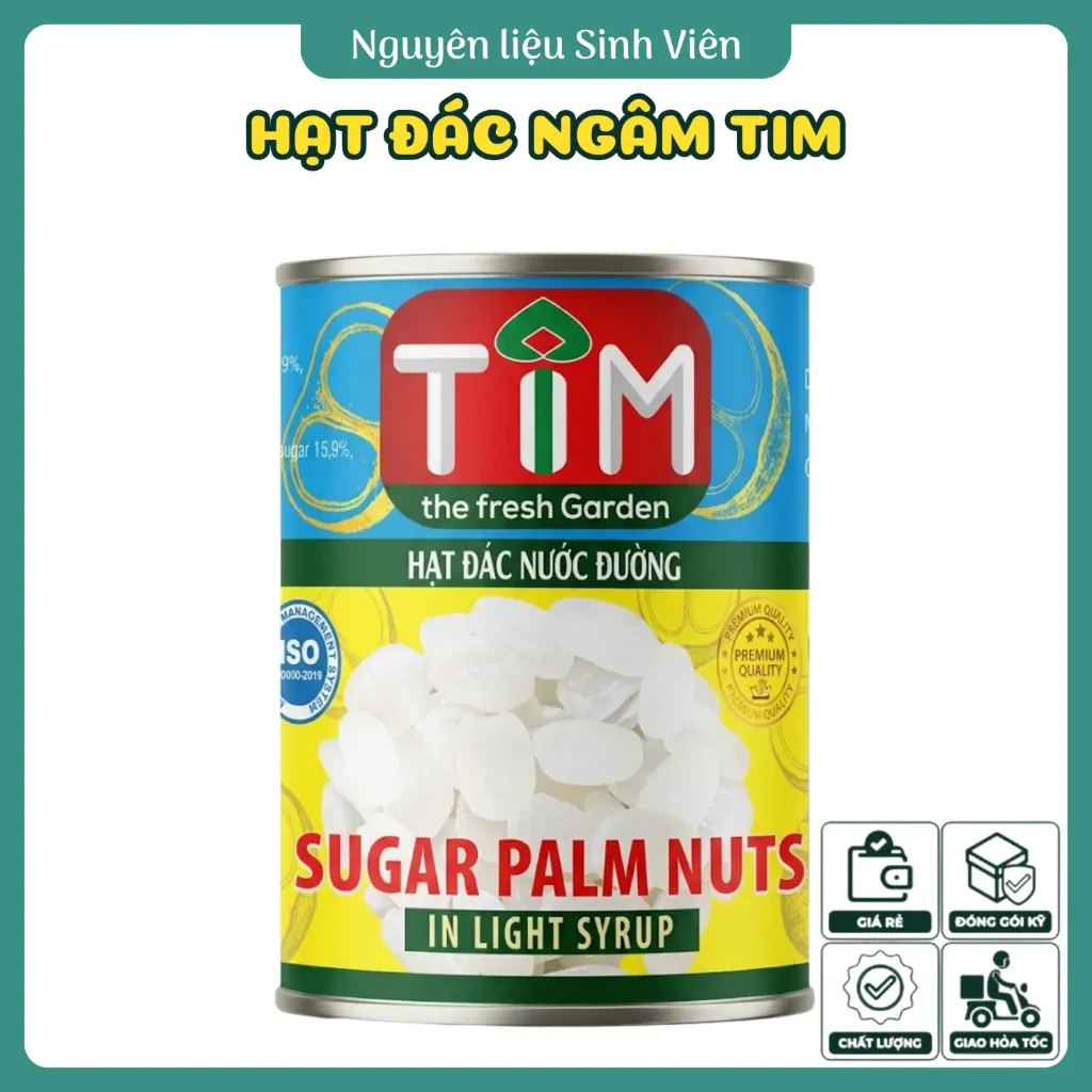 Hạt đác ngâm đóng lon TIM