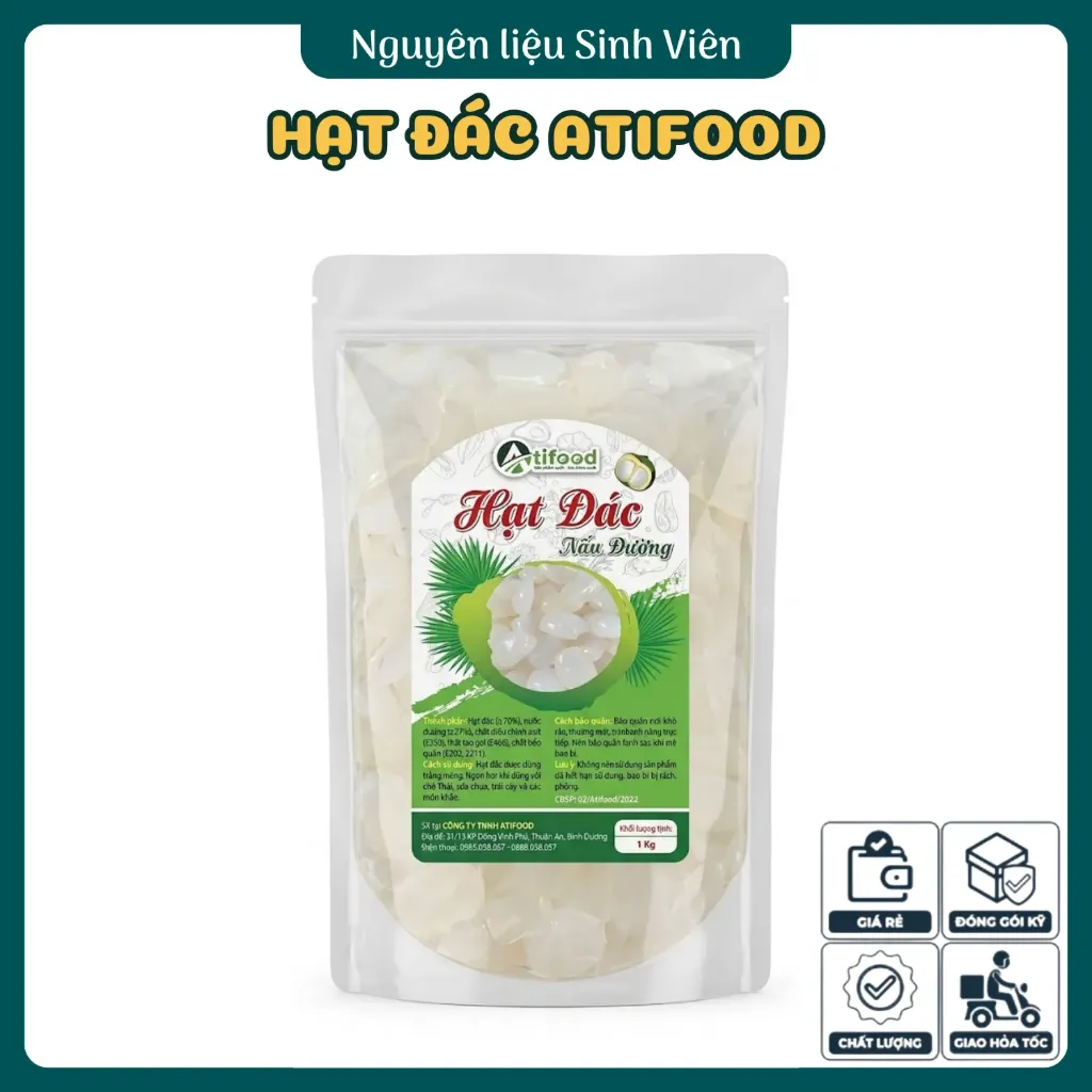 Hạt đác ngâm đường Atifood