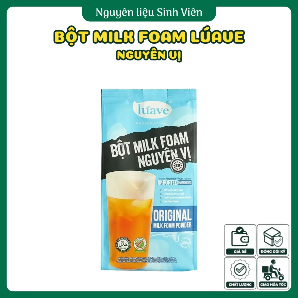 Bột milk foam Luáve