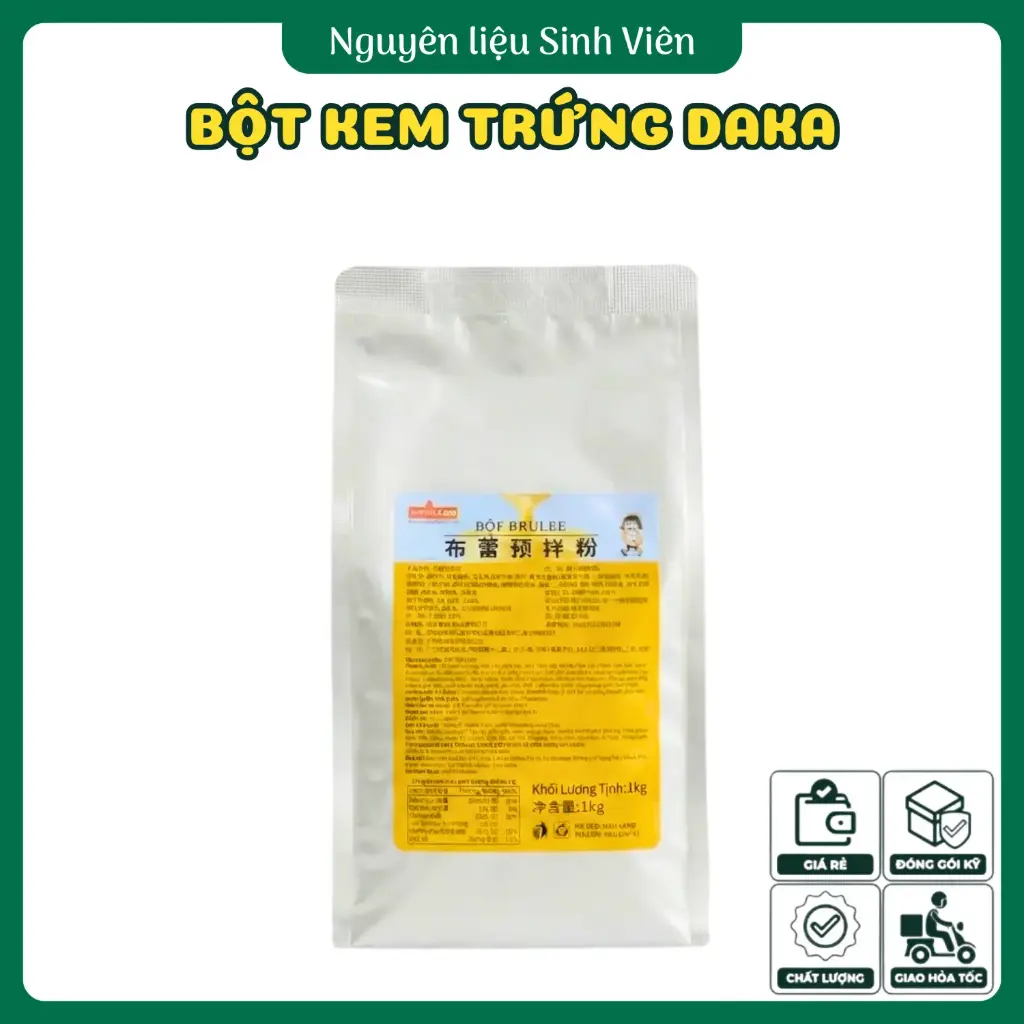 Bột kem trứng Daka