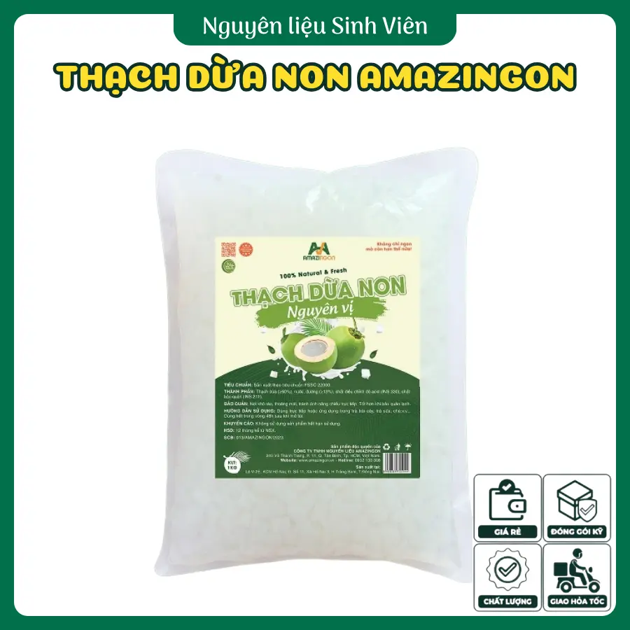 Thạch dừa non Amazingon