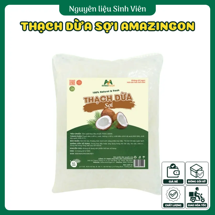 Thạch dừa sợi Amazingon