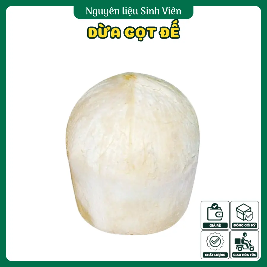 Dừa gọt đế