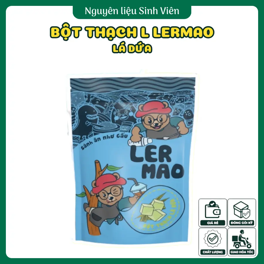 Bột thạch lá dứa Lermao