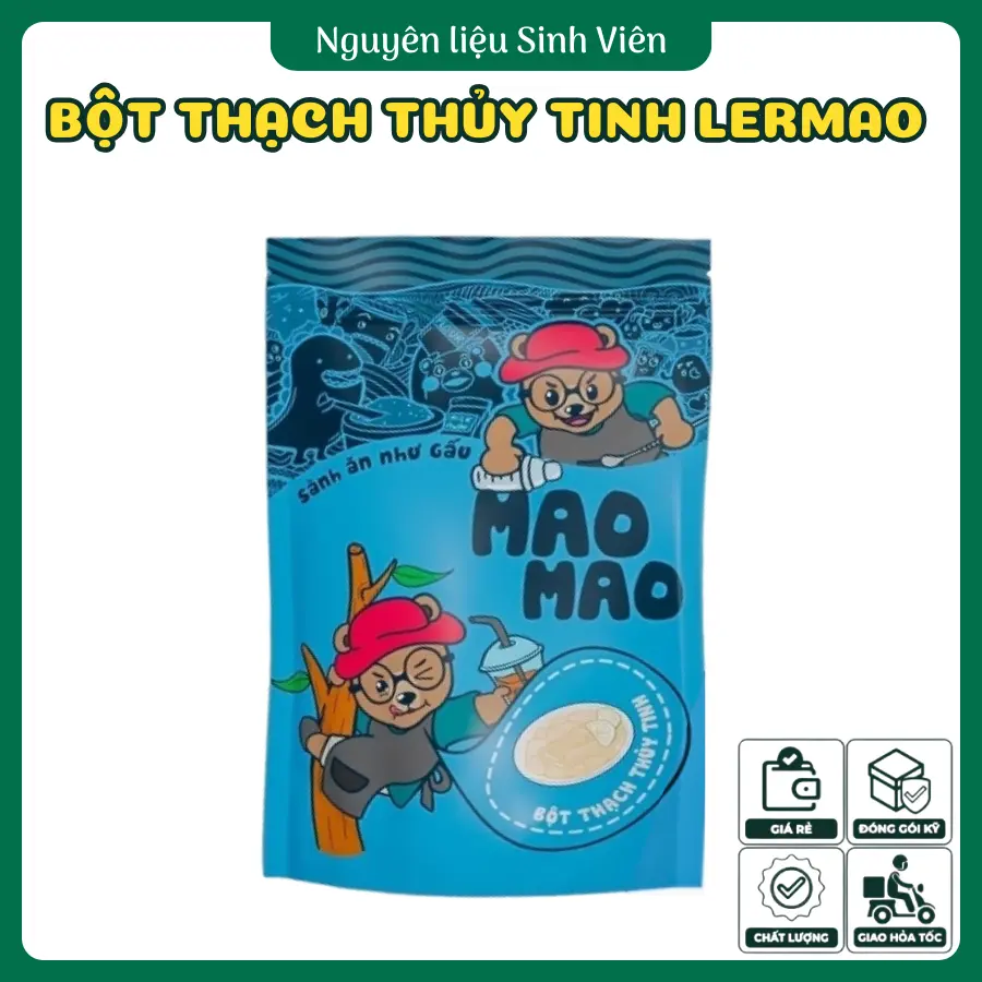 Bột thạch thủy tinh Lermao