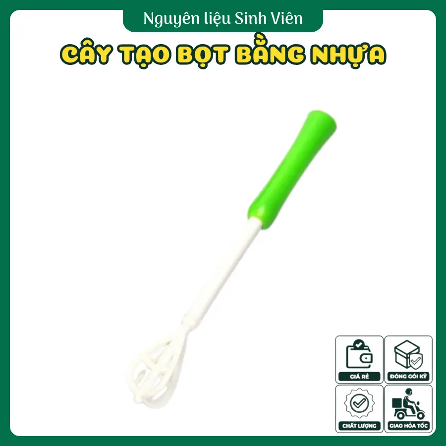 Cây tạo bọt bằng nhựa