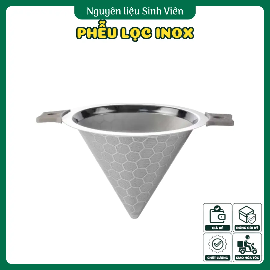 Phễu lọc inox