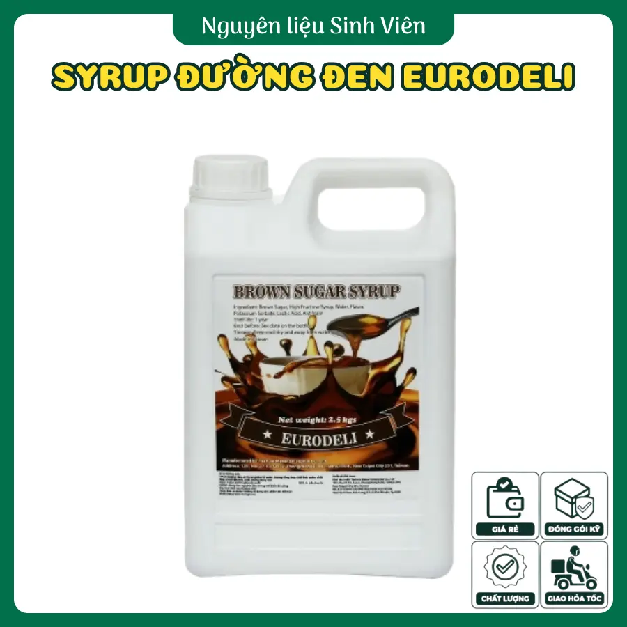 Syrup đường đen Eurodeli