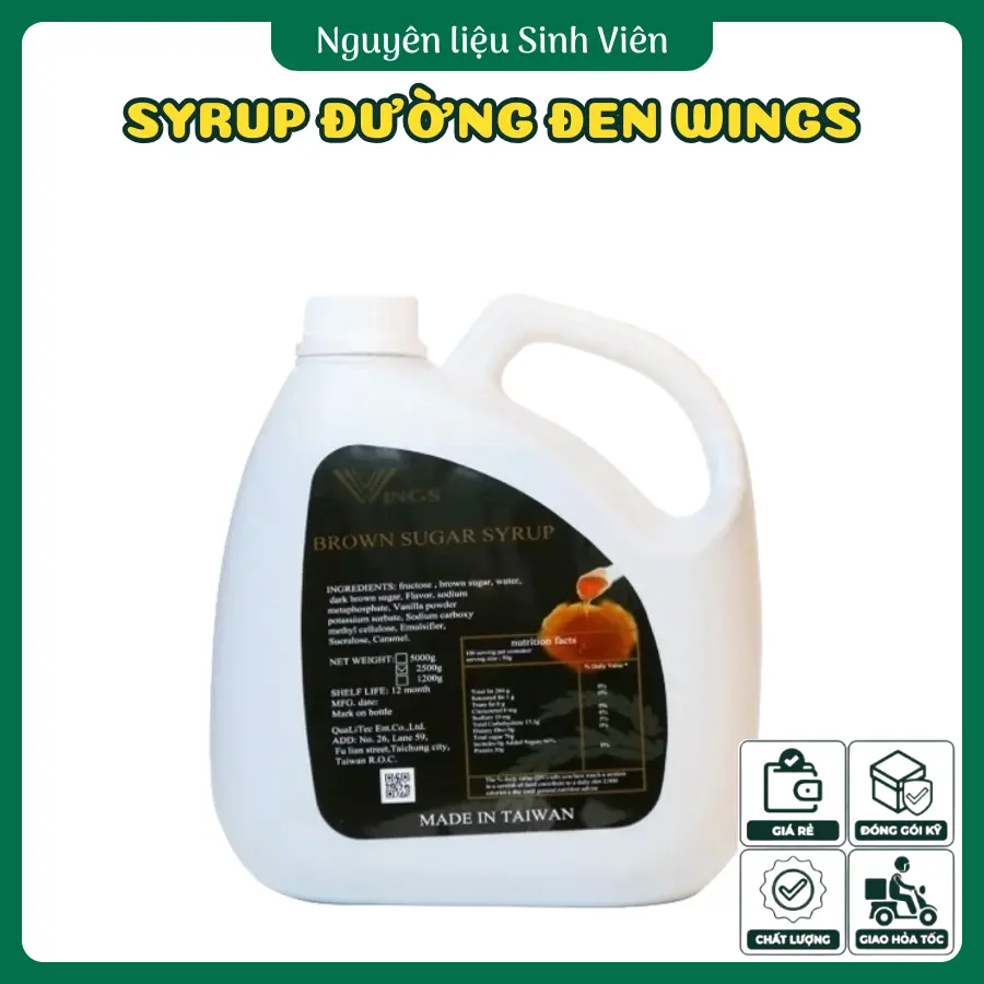 Syrup đường đen Wings