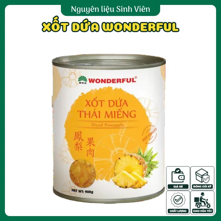 Xốt dứa thái miếng Wonderful