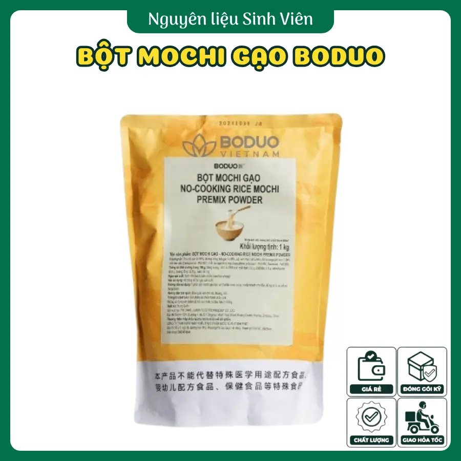 Bột mochi gạo Boduo