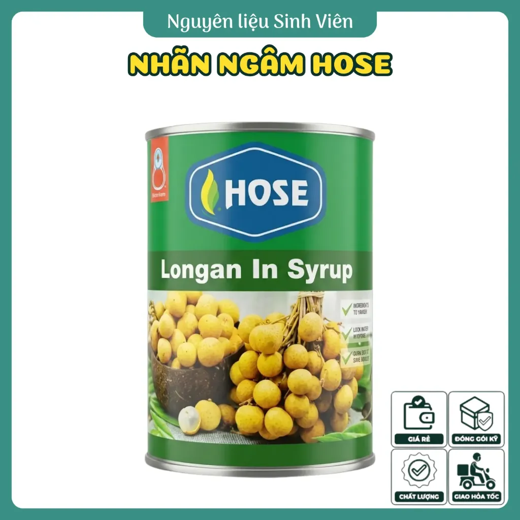 Nhãn ngâm đóng lon Hose