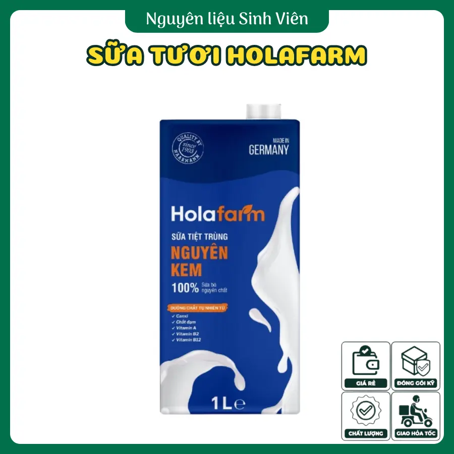 Sữa tươi nguyên kem Holafarm