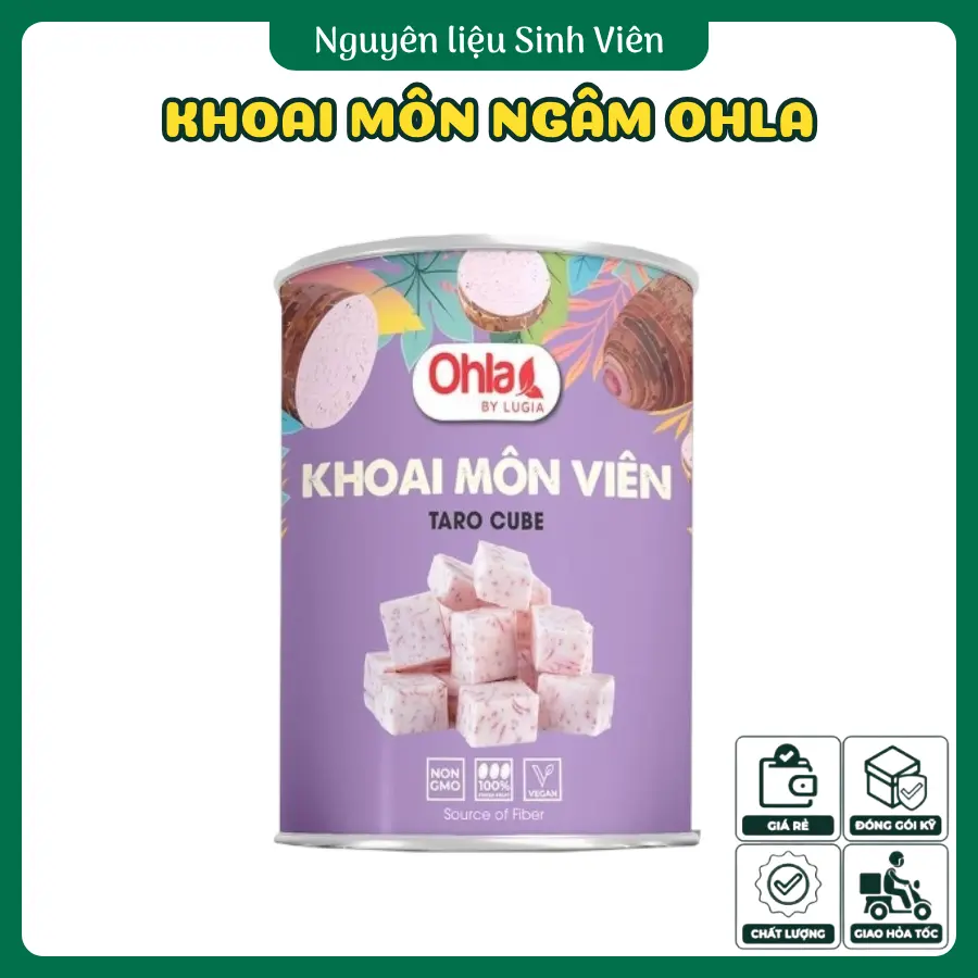 Khoai môn viên ngâm đóng lon Ohla