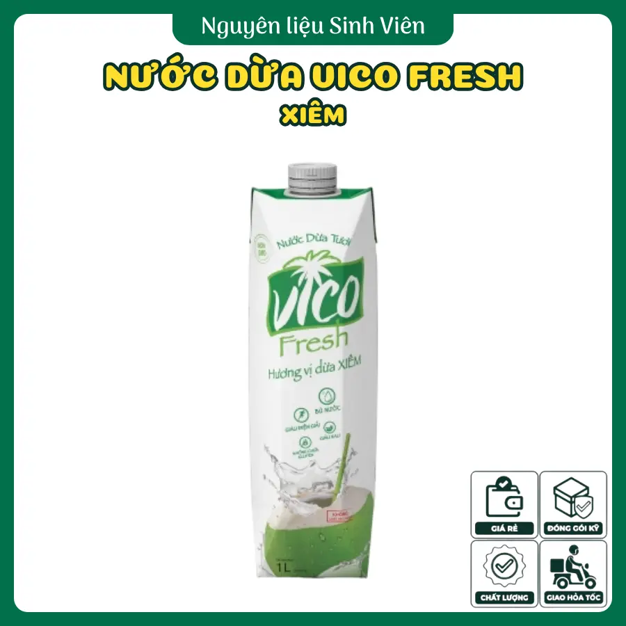 Nước dừa xiêm Vico Fresh