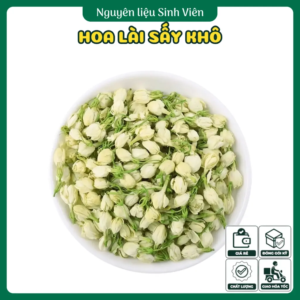 Hoa nhài (hoa lài) sấy khô