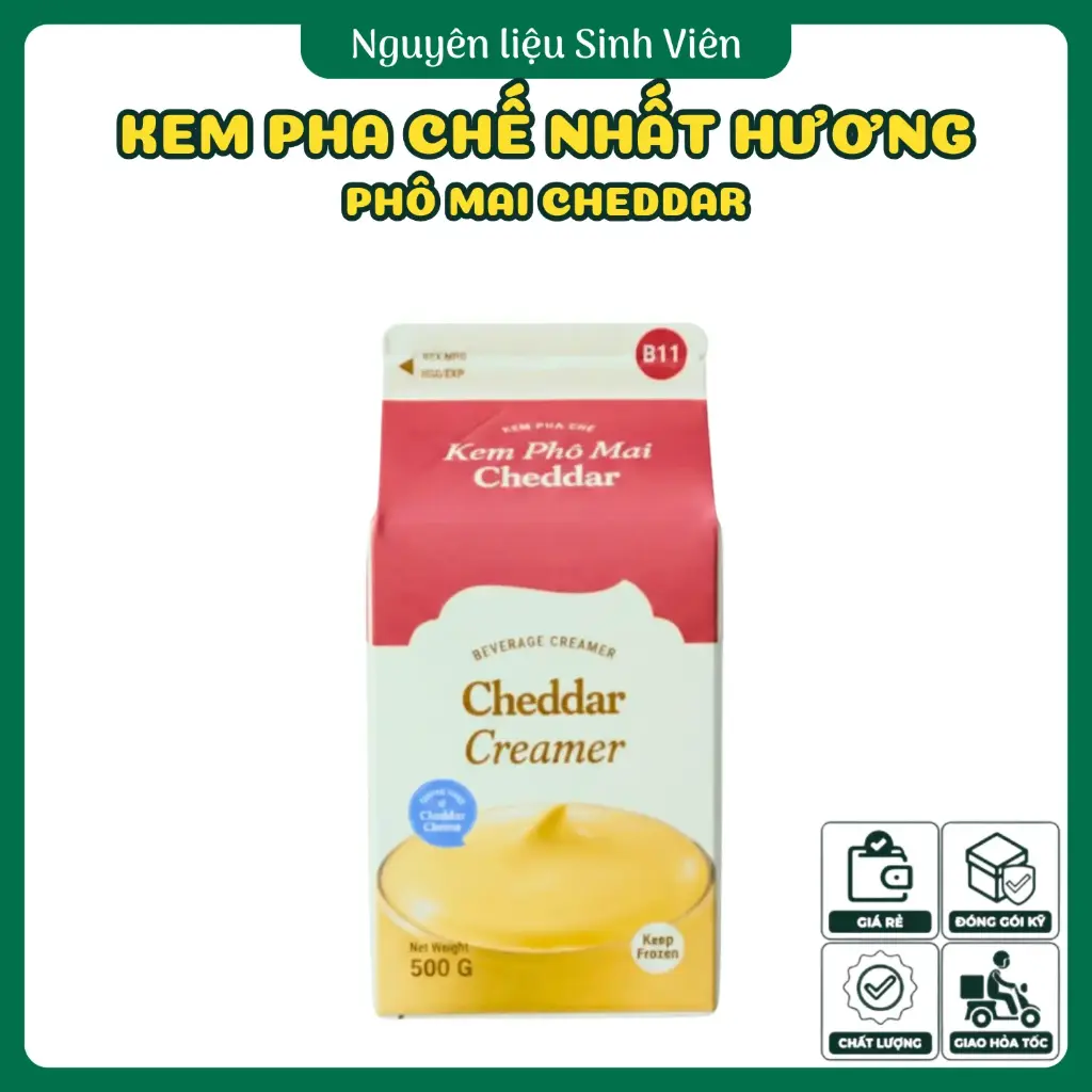 Kem phô mai Cheddar Nhất Hương