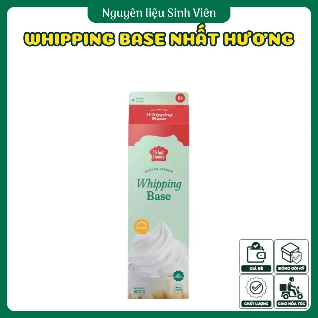 Kem whipping base Nhất Hương
