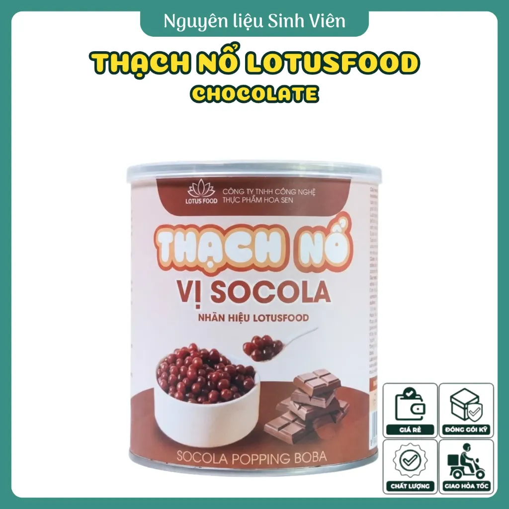 Thạch nổ củ năng Lotus Food