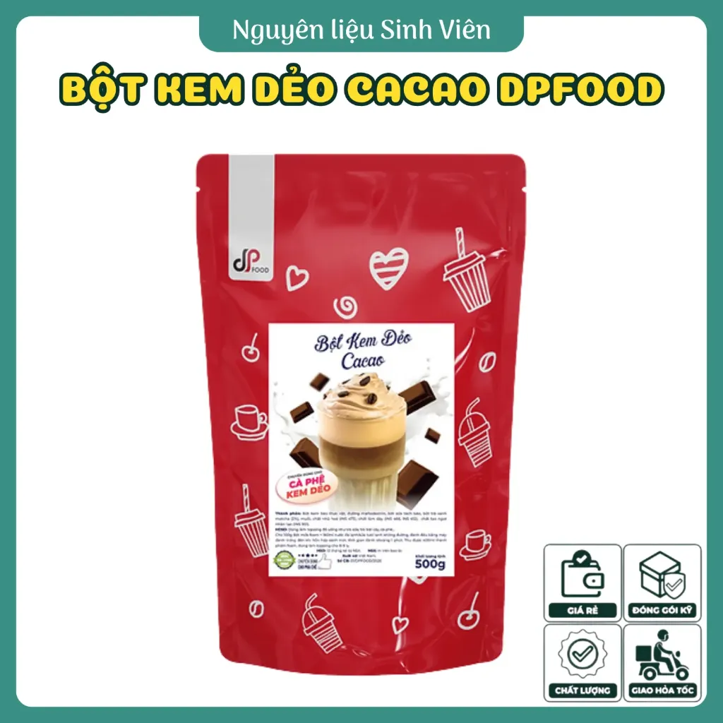 Bột kem dẻo cacao DPFood