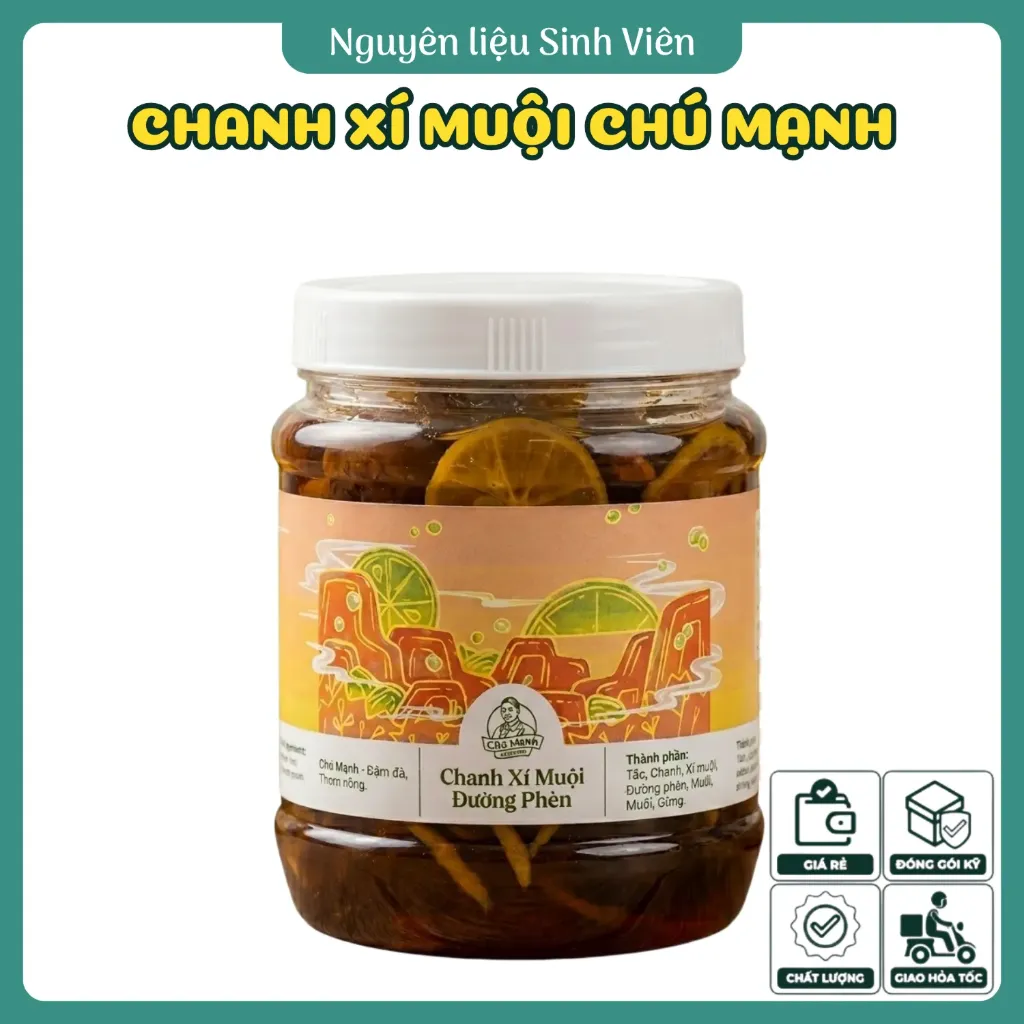 Chanh xí muội đường phèn chú Mạnh