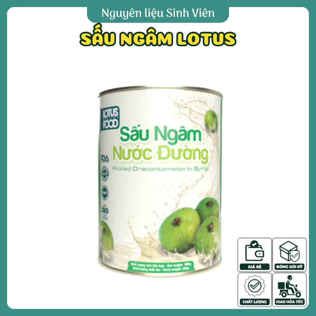 Sấu ngâm đóng lon Lotus HFC