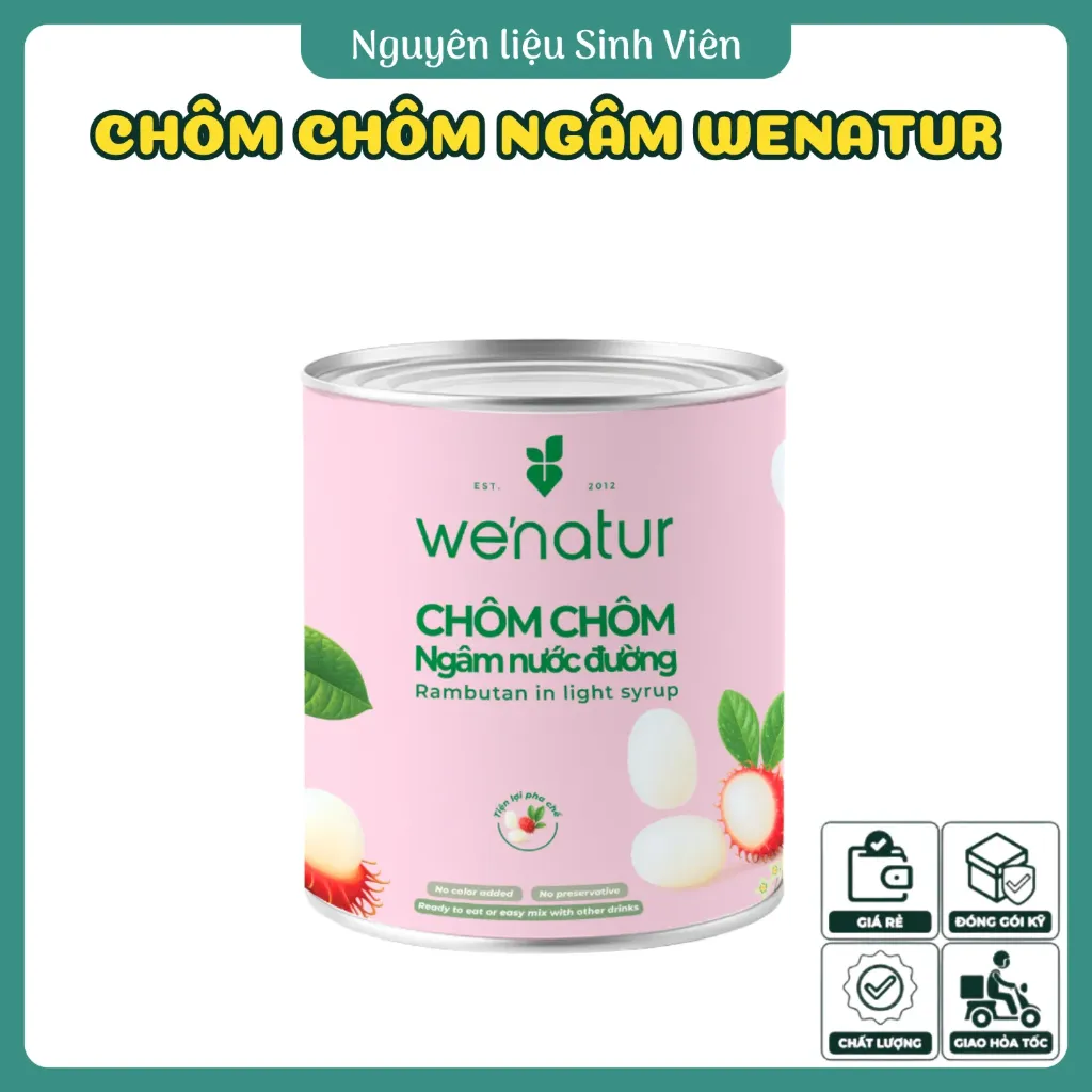 Chôm chôm ngâm đóng lon Wenatur