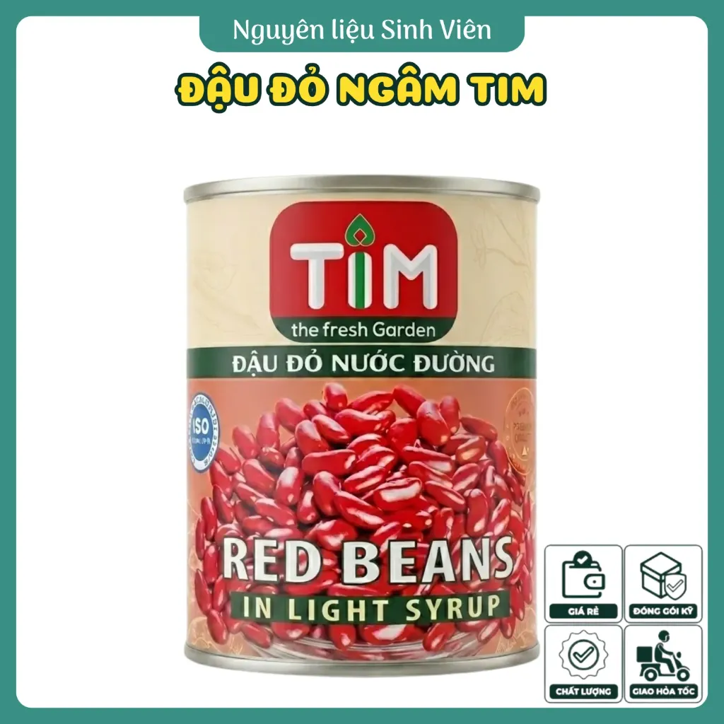 Đậu đỏ ngâm đóng lon TIM