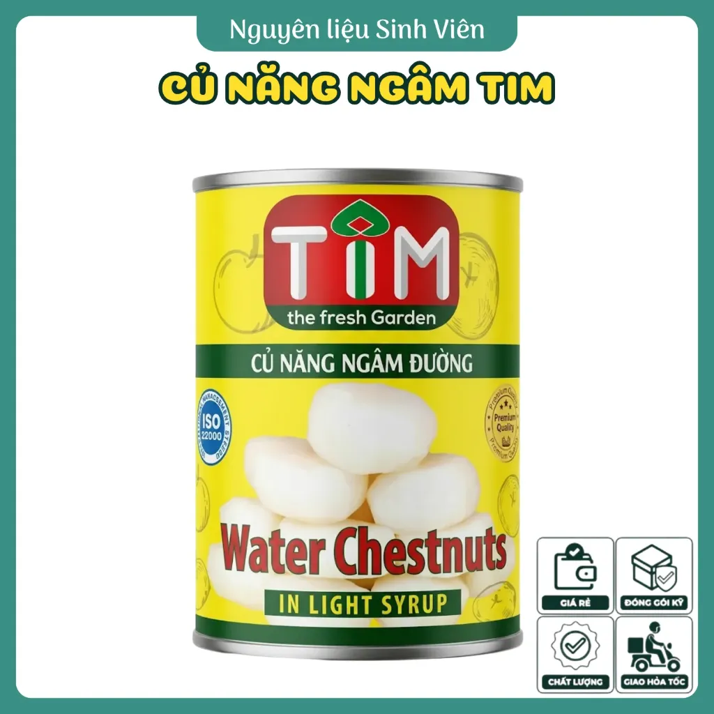 Củ năng ngâm đóng lon TIM