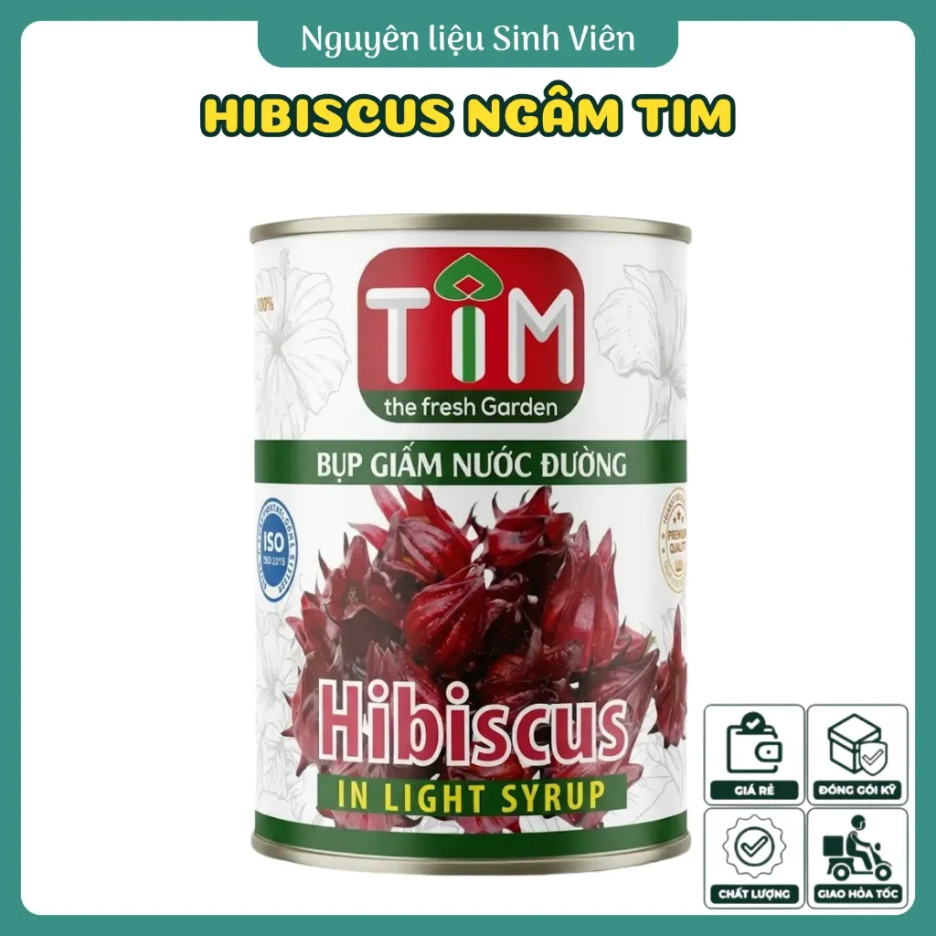 Hibiscus (Atiso) ngâm đóng lon TIM