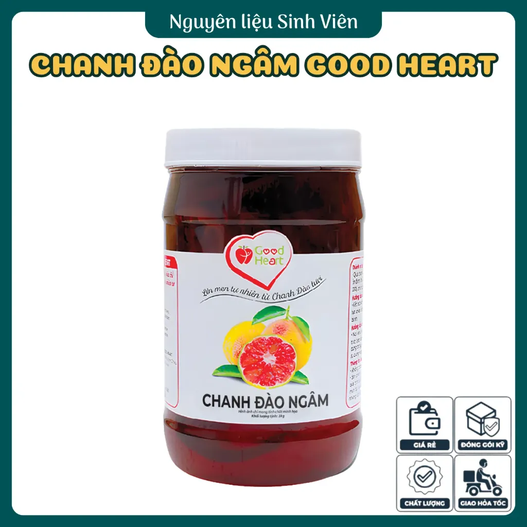 Chanh đào ngâm đường Good Heart