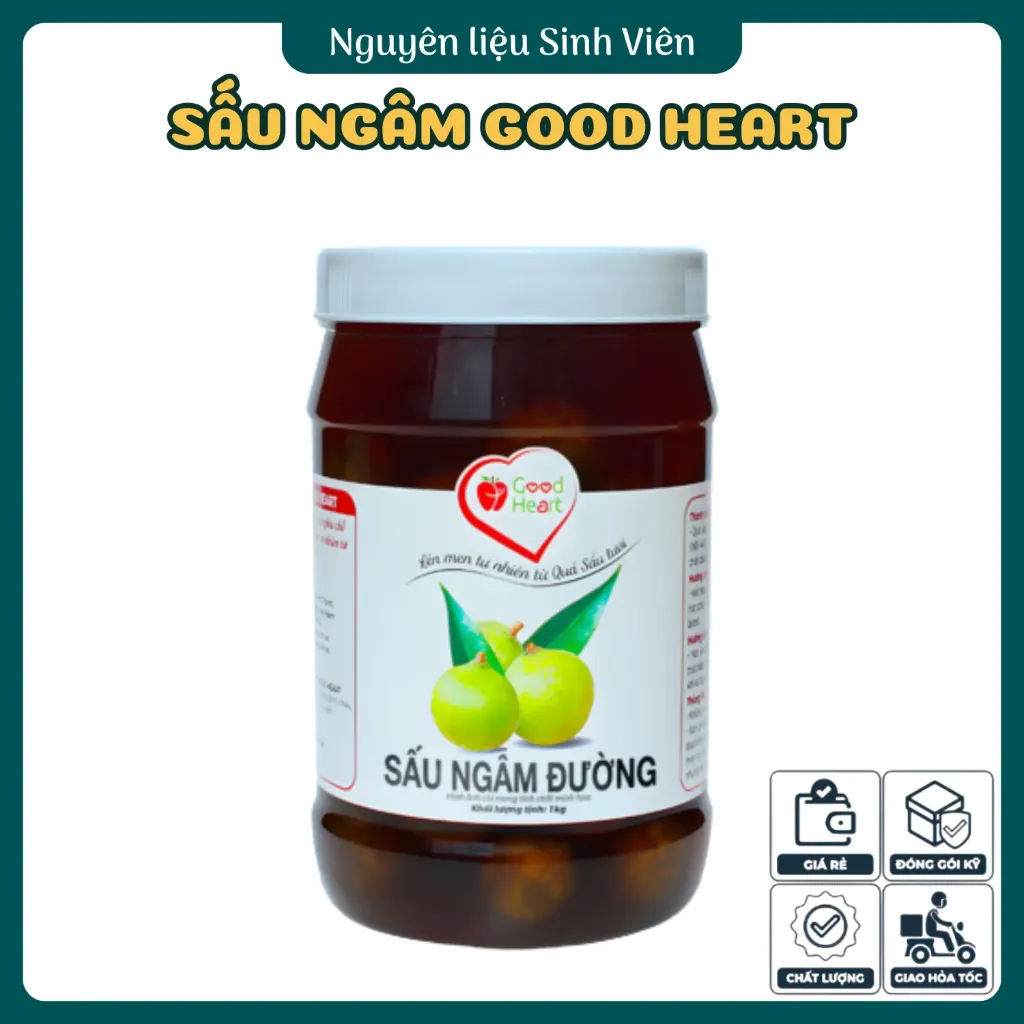 Sấu ngâm đường Good Heart