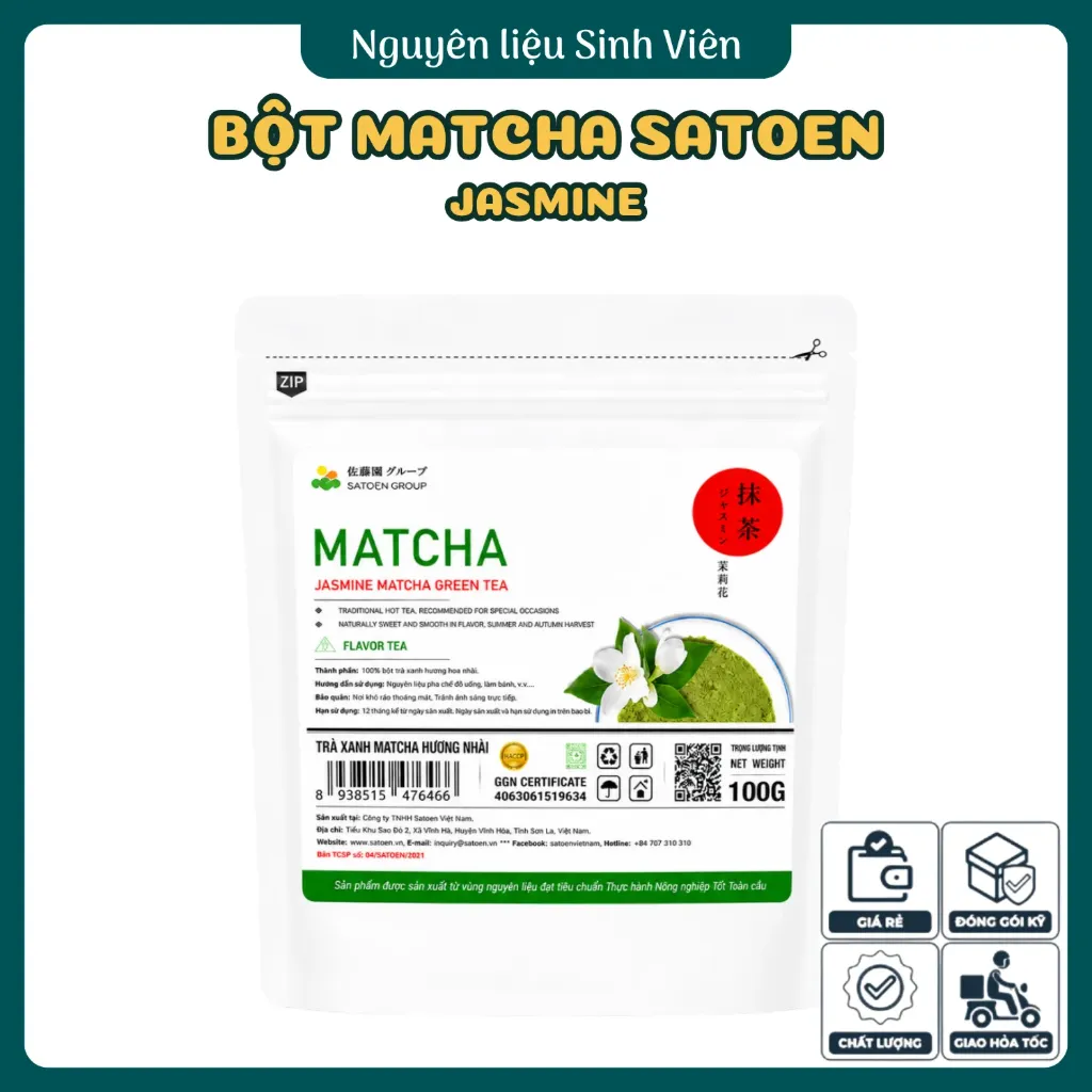 Bột matcha Satoen