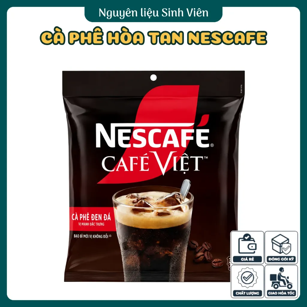 Cà phê đen đá hòa tan Nescafé Café Việt