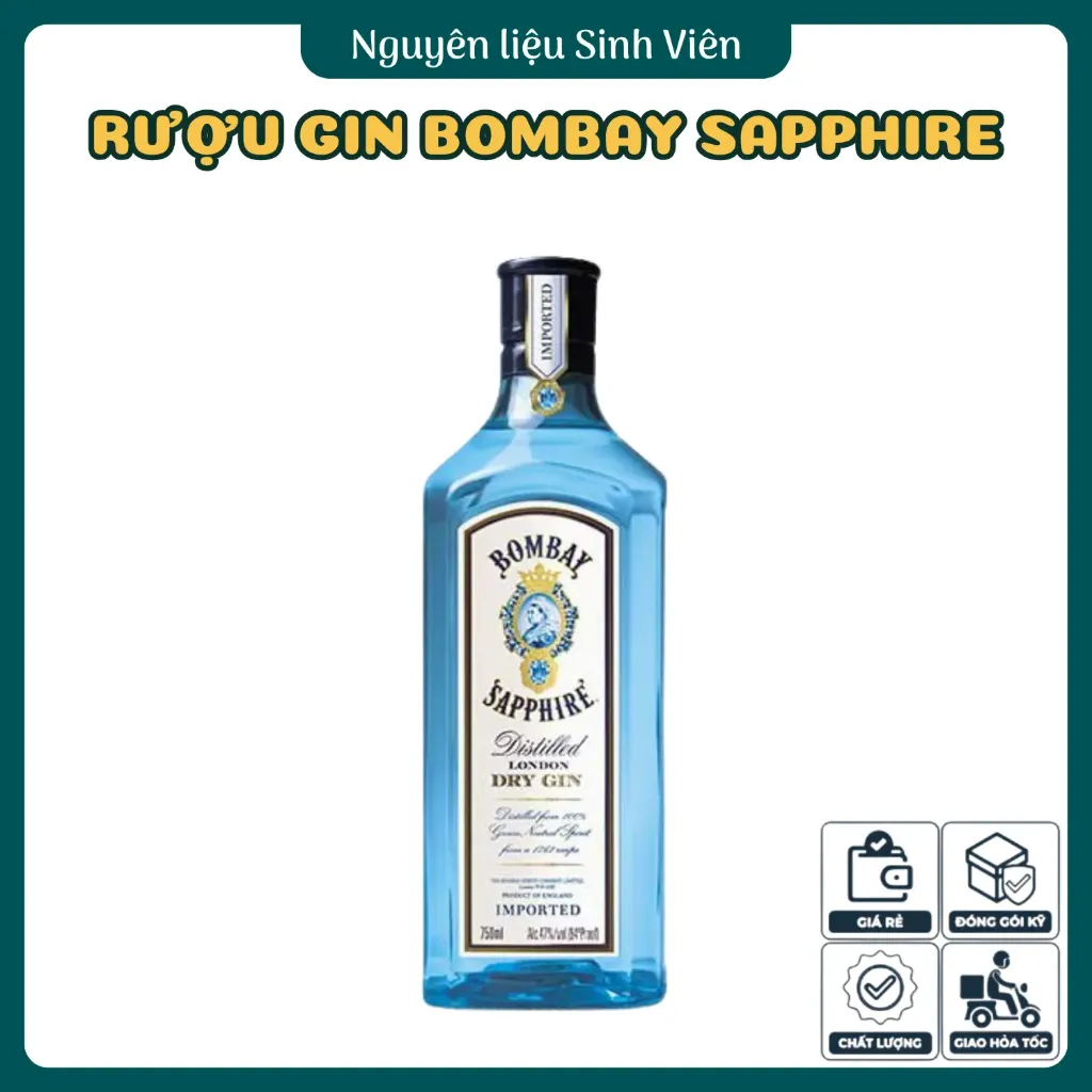 Rượu Gin Sapphire Bombay