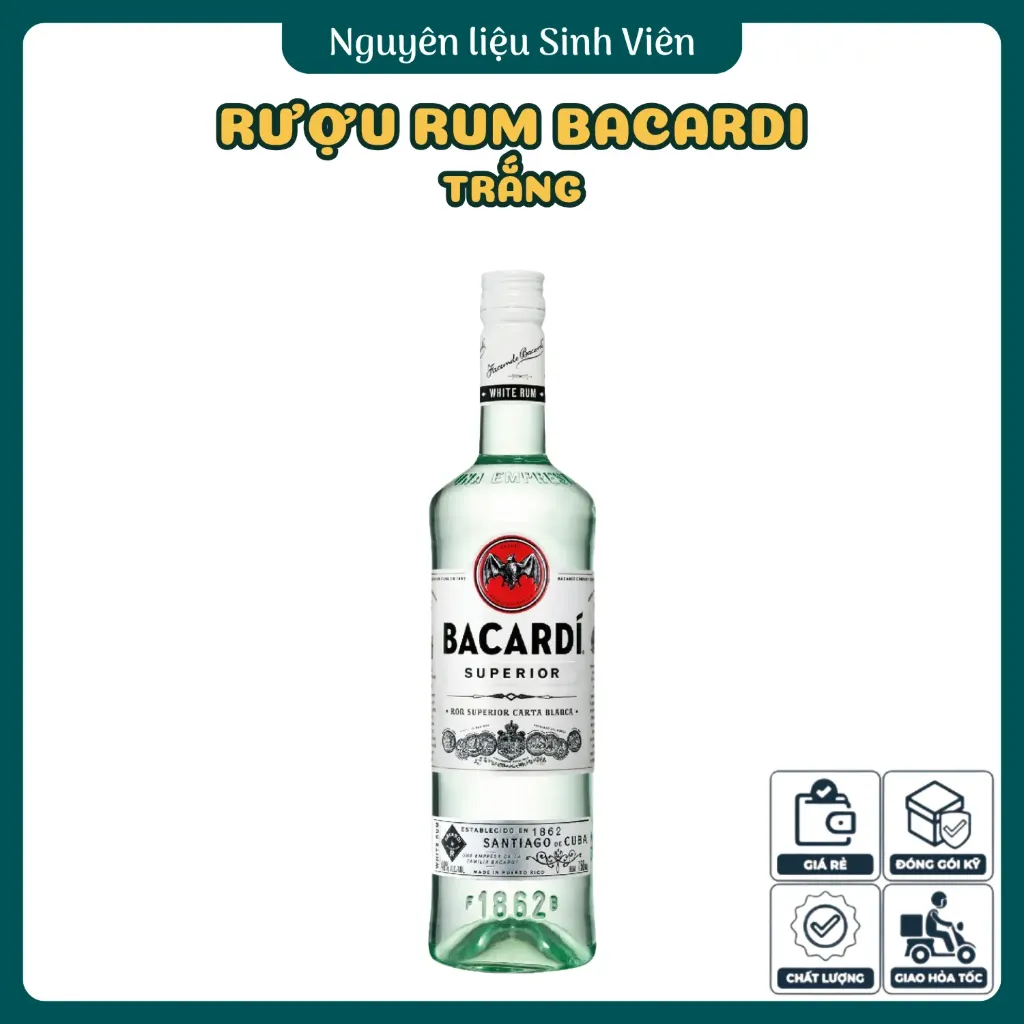 Rượu Rum Bacardi