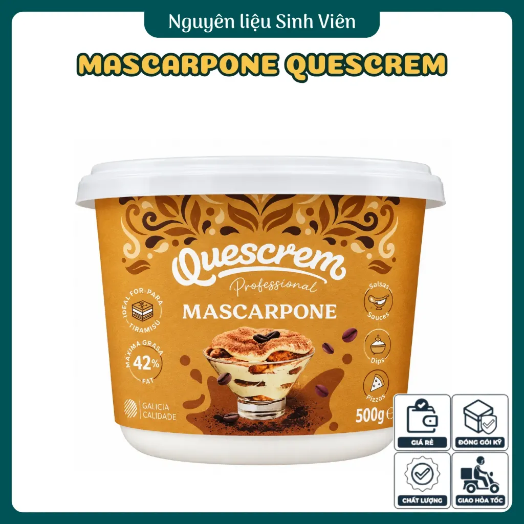 Phô mai Mascarpone Quescrem